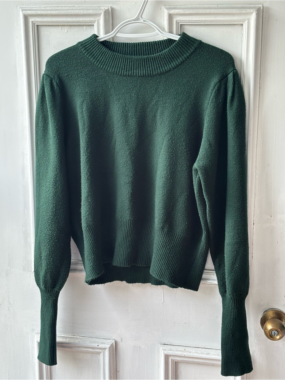 French Connection Dark Green Crewneck Sweater
